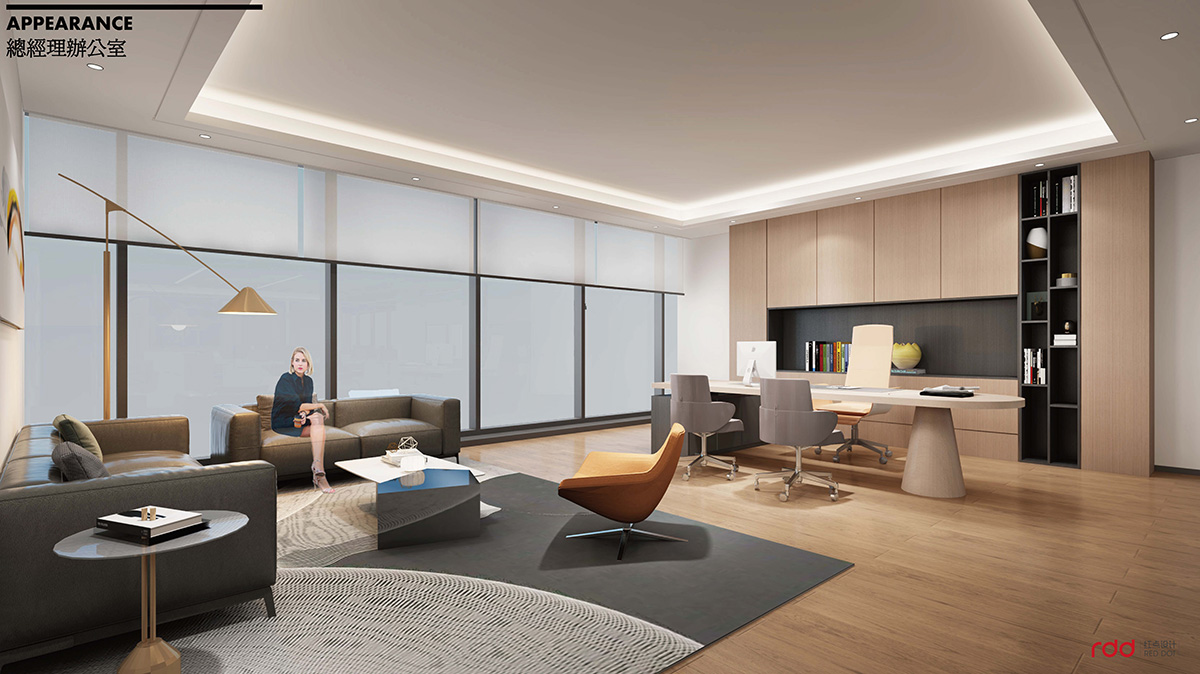 老板辦公室設計圖