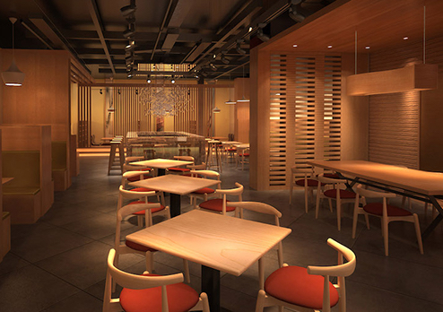 日本料理深圳連鎖店設(shè)計(jì)裝修