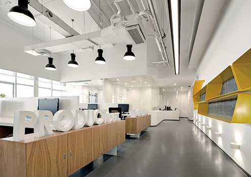 力達(dá)文化傳媒公司辦公室裝修設(shè)計(jì)