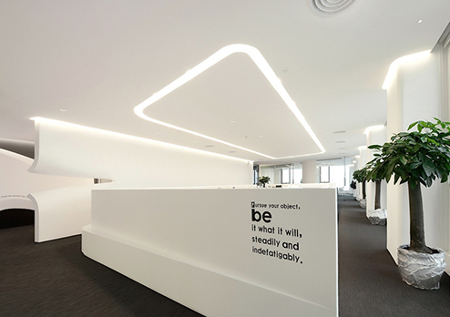 天益文化傳播公司辦公室裝修設計